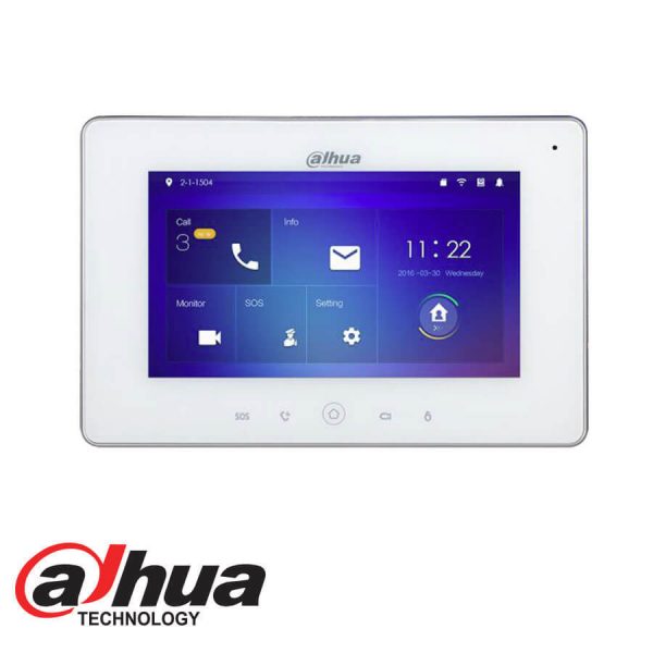 DAHUA INDOOR 7_ TOUCH SCREEN LCD MONITOR WHITE DHI-VTH5221DW